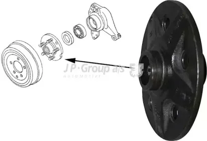 Ступица колеса JP GROUP купить