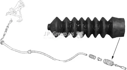 Тросик заслонки отопителя JP GROUP купить