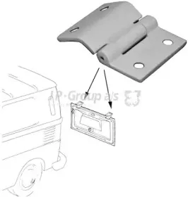 Шарнир, капот JP GROUP купить