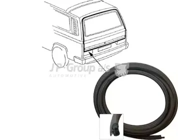 Прокладка, задняя дверь багажника / помещения для груза JP GROUP купить