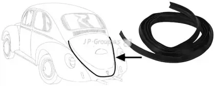 Уплотнение, капот двигателя JP GROUP купить