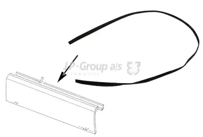 Уплотнение двери JP GROUP купить