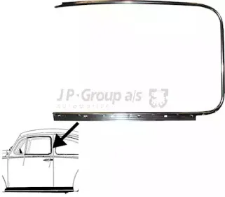 Облицовка / защитная накладка, дверь JP GROUP купить