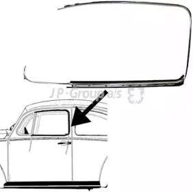 Облицовка / защитная накладка, дверь JP GROUP купить