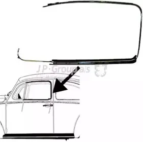 Облицовка / защитная накладка, дверь JP GROUP купить