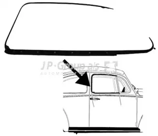 Облицовка / защитная накладка, дверь JP GROUP купить