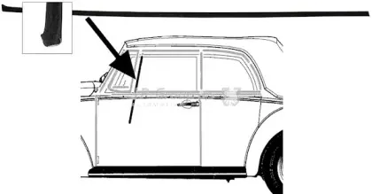 Прокладка, боковое стекло JP GROUP купить