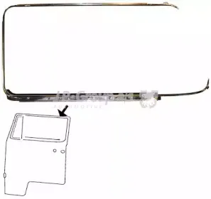 Облицовка / защитная накладка, стекло двери JP GROUP купить