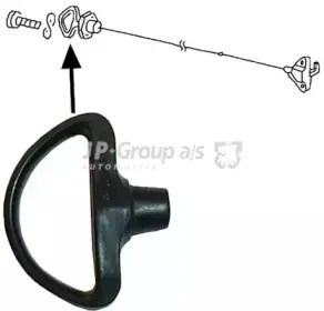 Замок крышки топливного бака JP GROUP купить