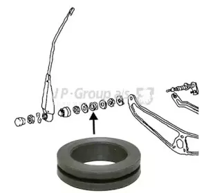 Пыльник, тяги и рычаги привода стеклоочистителя JP GROUP купить