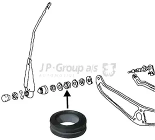 Пыльник, тяги и рычаги привода стеклоочистителя JP GROUP купить