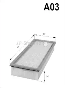 Воздушный фильтр JP GROUP купить