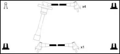 Комплект проводов зажигания SMPE купить