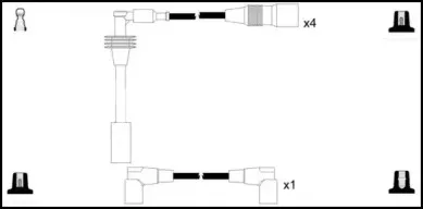 Комплект проводов зажигания SMPE купить