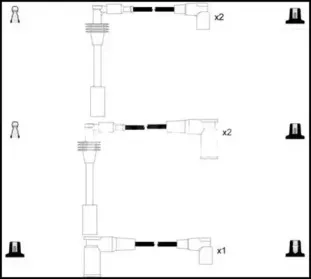 Комплект проводов зажигания SMPE купить
