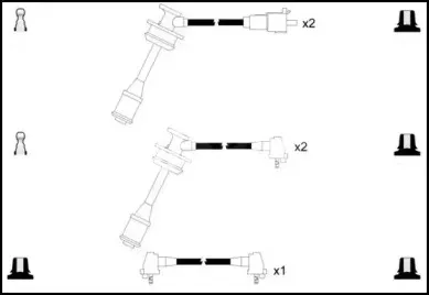 Комплект проводов зажигания SMPE купить