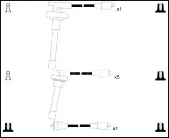 Комплект проводов зажигания SMPE купить
