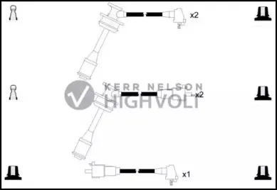 Комплект проводов зажигания SMPE купить