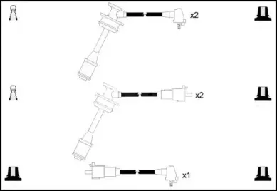 Комплект проводов зажигания SMPE купить