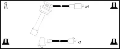 Комплект проводов зажигания SMPE купить