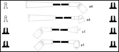 Комплект проводов зажигания SMPE купить