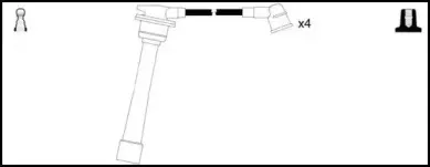 Комплект проводов зажигания SMPE купить