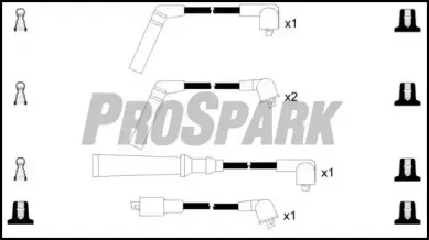 Комплект проводов зажигания SMPE купить