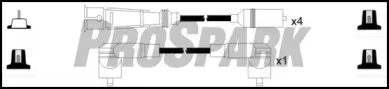 Комплект проводов зажигания SMPE купить