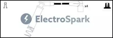 Комплект проводов зажигания SMPE купить