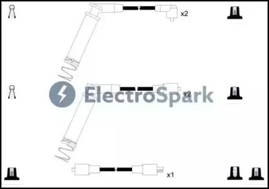Комплект проводов зажигания SMPE купить