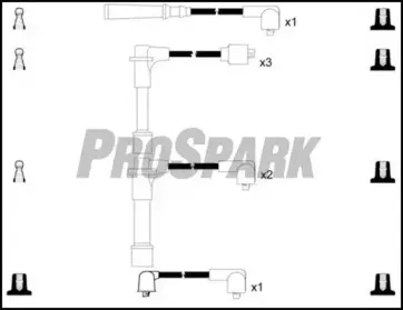 Комплект проводов зажигания SMPE купить