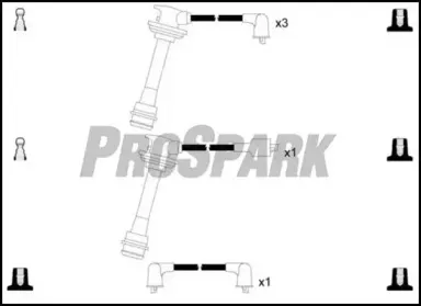 Комплект проводов зажигания SMPE купить