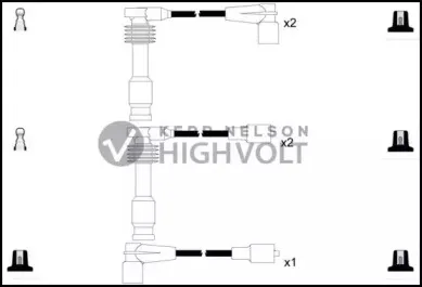 Комплект проводов зажигания SMPE купить