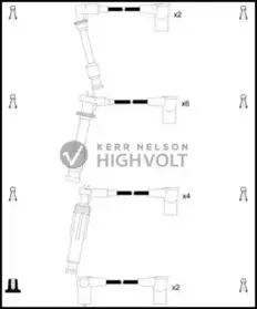 Комплект проводов зажигания SMPE купить