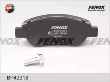 Комплект тормозных колодок, дисковый тормоз FENOX купить