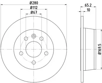 Тормозной диск DON купить