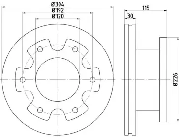 Тормозной диск DON купить