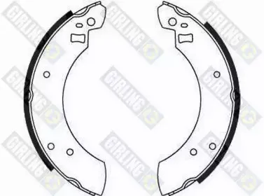 Комплект тормозных колодок GIRLING купить