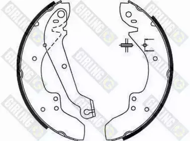 Комплект тормозных колодок GIRLING купить