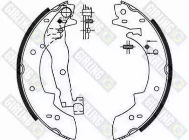 Комплект тормозных колодок GIRLING купить