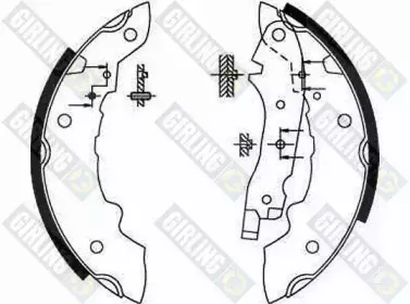 Комплект тормозных колодок GIRLING купить