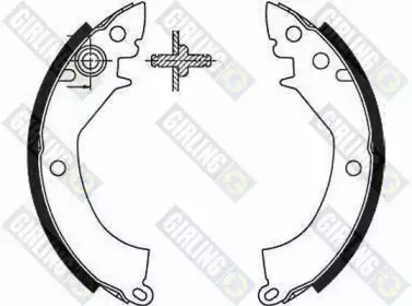 Комплект тормозных колодок GIRLING купить