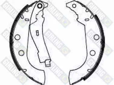 Комплект тормозных колодок GIRLING купить