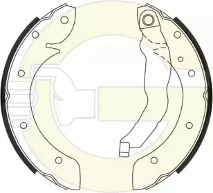 Комплект тормозных колодок GIRLING купить