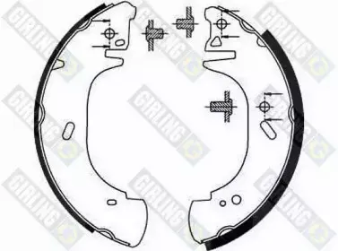 Комплект тормозных колодок GIRLING купить