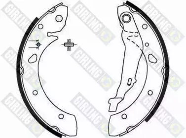 Комплект тормозных колодок GIRLING купить
