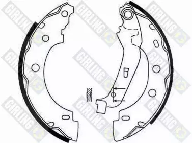 Комплект тормозных колодок GIRLING купить