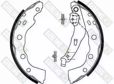Комплект тормозных колодок GIRLING купить
