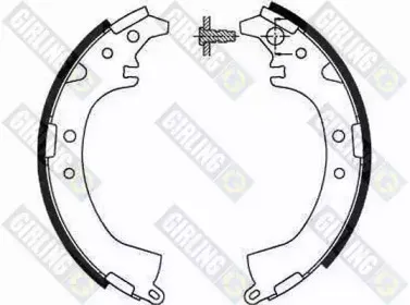 Комплект тормозных колодок GIRLING купить