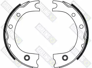 Комплект тормозных колодок, стояночная тормозная система GIRLING купить